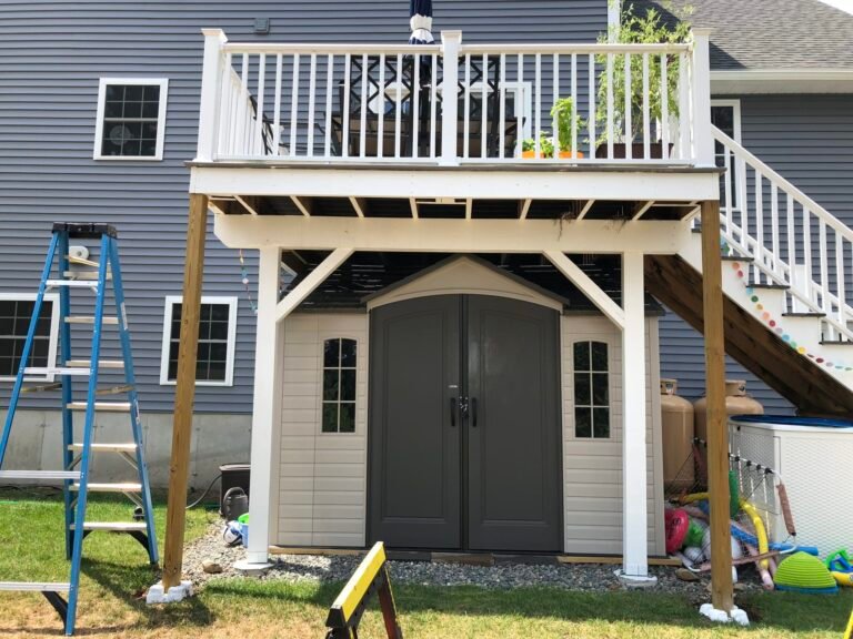 How To Build A Storage Shed Under Your Deck